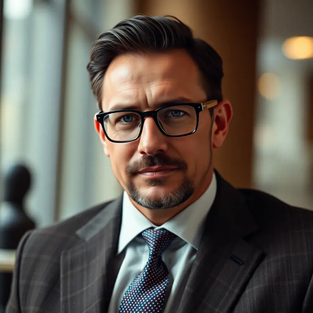 Charismatic young man with warm smile