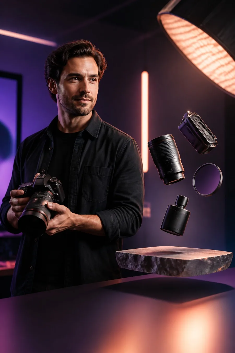 AI image and video production studio
